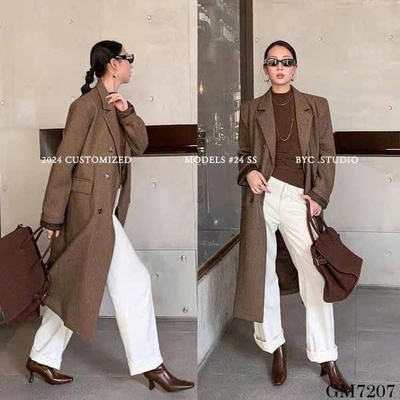 GM7207  BOOT CAO GÓT MŨI NHỌN CỔ LỬNG
