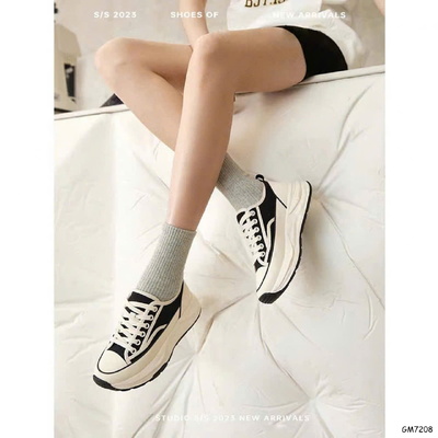 GM7208 GIÀY VẢI NỮ ĐẾ DÀY