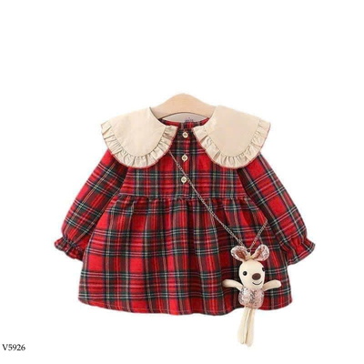 V5926 VÁY BABYDOLL KÈM TÚI CHO BÉ