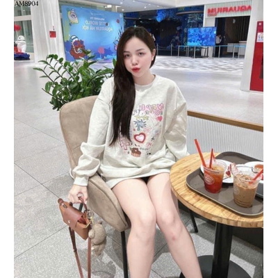 AM8904 BTS ÁO NỈ CUTE HẠT ME HACK TUỔI LẮM LUN NÈ CE UIII