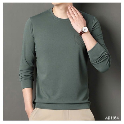 AB1184 ÁO LEN NAM TRƠN BASIC