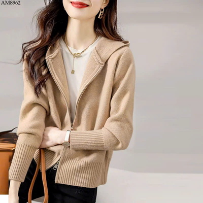 AM8962 ÁO LEN KHÓA KÉO CHO NỮ