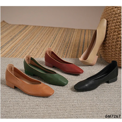GM7267 GIÀY BÚP BÊ NỮ GÓT VUÔNG