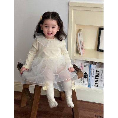 V5969 VÁY LIỀN QUẦN CHO BÉ GÁI