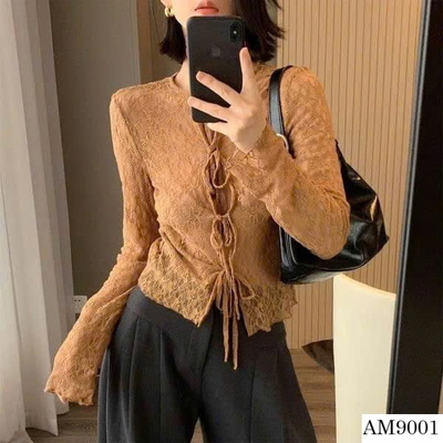 AM9001  ÁO LƯỚI KIỂU NHÀ IN BLUE
