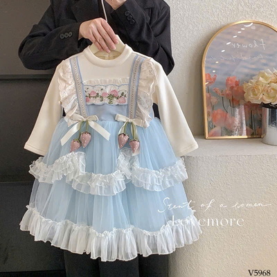 V5968 VÁY CÔNG CHÚA CHO BÉ GÁI 