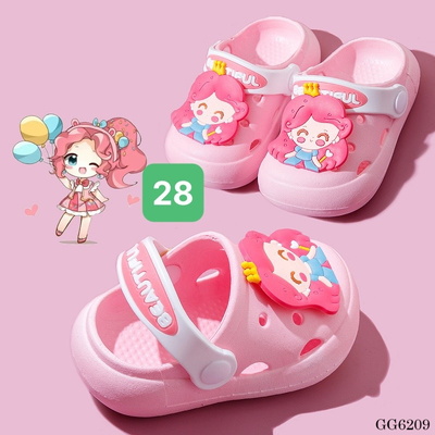 GG6209  Dép Crocs kèm sticker cho bé