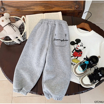 QT2982  QUẦN NỈ BO ỐNG CHO BÉ