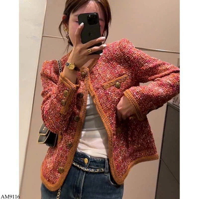 AM9116 ÁO KHOÁC DẠ TWEED CHO NỮ