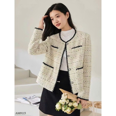 AM9115 ÁO KHOÁC DẠ TWEED CHO NỮ
