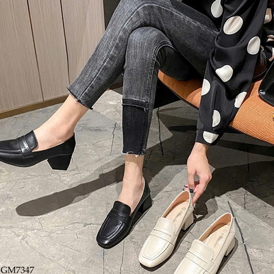 GM7347 GIÀY CAO GÓT MŨI VUÔNG CHO NỮ
