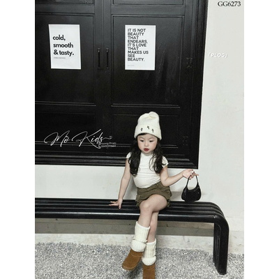 GG6273 GIÀY BOOT LÓT LÔNG CHO BÉ