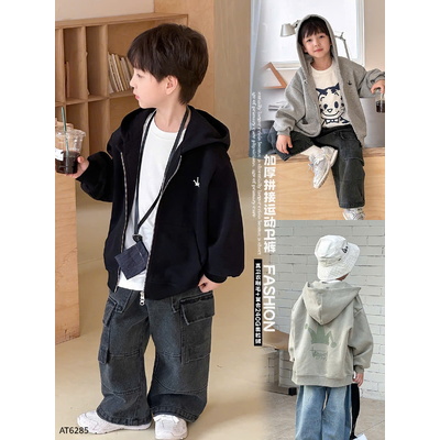 AT6285 ÁO KHOÁC NỈ BT  AMBBKIDS