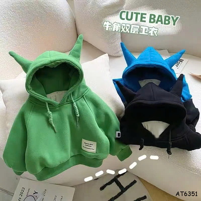 AT6351 ÁO HOODIE CÓ SỪNG CHO BÉ