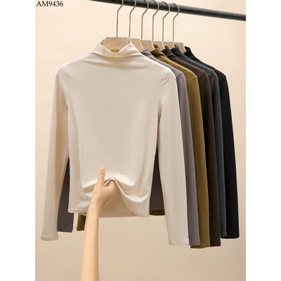 AM9436  ÁO THUN CỔ 3P CHO NỮ
