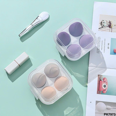 PK7973 SET 4 BÔNG MÚT TRANG ĐIỂM
