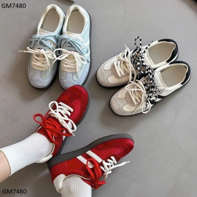 GM7480 GIÀY THỂ THAO 2 SỌC PHỐI MÀU