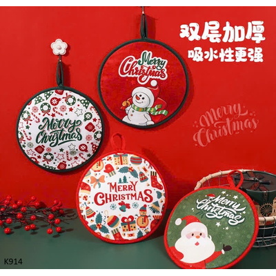 K914  SET 4 KHĂN ĐA NĂNG GIÁNG SINH SIÊU XINH
