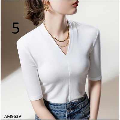 AM9639 ÁO THUN CỔ V