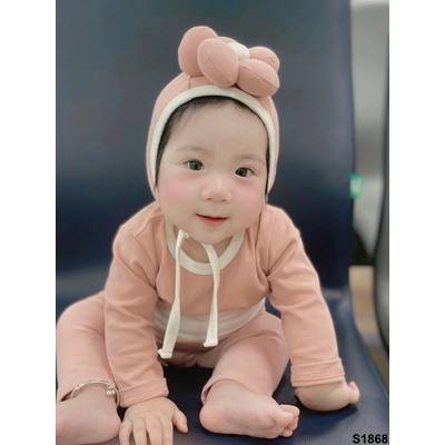 S1868 SET BODY+QUẦN+MŨ CHO BÉ TRAI BÉ BBAMMA