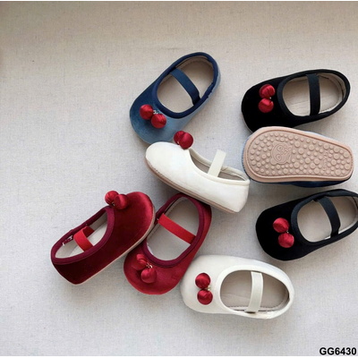GG6430 GIÀY BÚP BÊ NHUNG TẬP ĐI BÉ GÁI