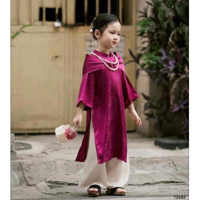 T2682 TÚI XÁCH HOA LỤA CHO BÉ