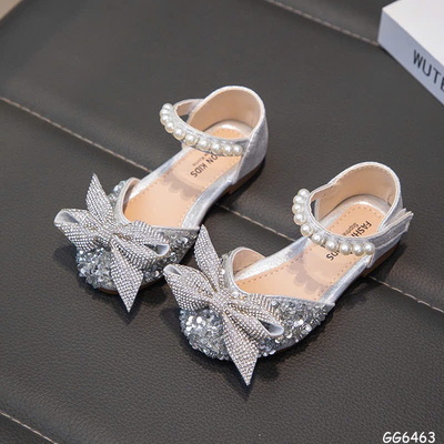 GG6463 SANDAL NƠ BLING BLING CHO BÉ