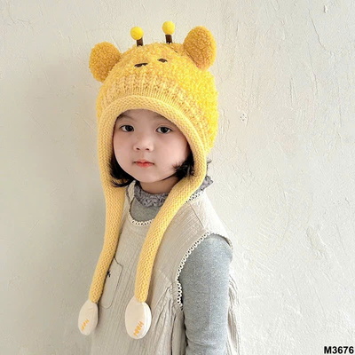 M3676 MŨ BẢO VỆ TAI  HOẠT HÌNH CHO BÉ