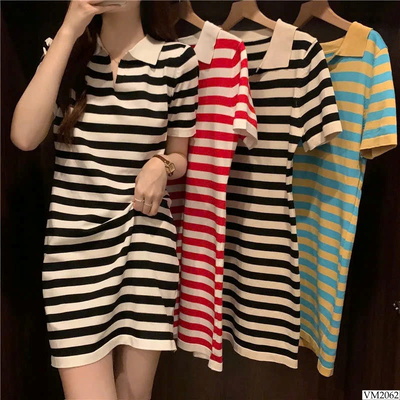 VM2062 VÁY KẺ SUÔNG CHO NỮ