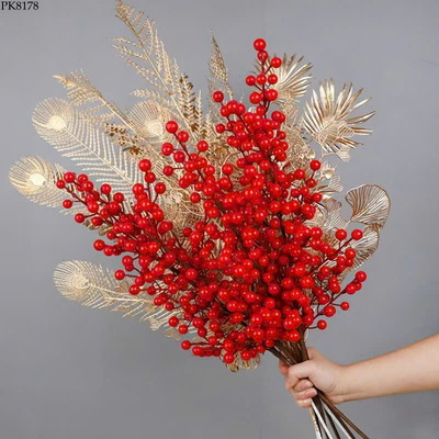 PK8178 SET 3-5 CÀNH ĐÀO ĐÔNG ĐỎ