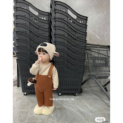 M3685  MŨ LÔNG CỪU CHO BÉ