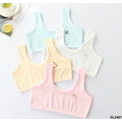 DL2487 ÁO LÓT COTTON BÉ GÁI