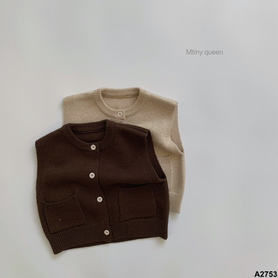 A2753 ÁO GILE LEN CỔ TRÒN CHO BÉ MTINYQUEEN
