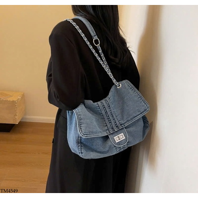 TM4549 TÚI XÁCH DENIM DÂY XÍCH