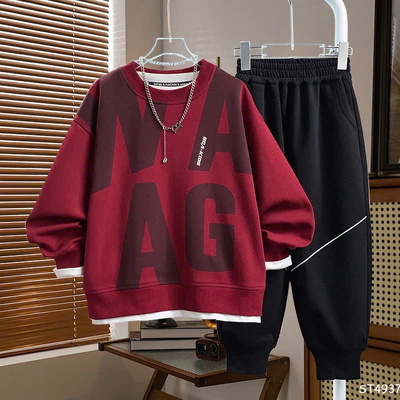 ST4937 BỘ NỈ BÉ TRAI SZ ĐẠI GIÁ MỚI