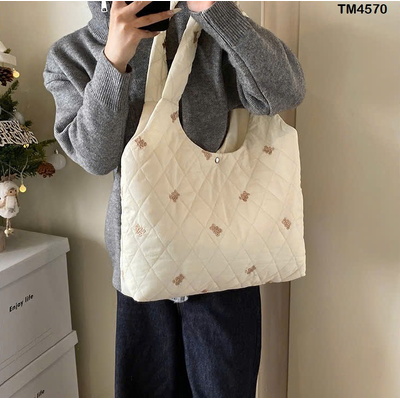 TM4570 TÚI TOTE TRẦN TRÁM