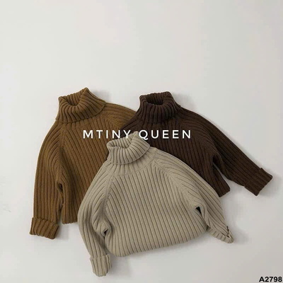 A2798 ÁO LEN CỔ LỌ CHO BÉ MTinyQueen