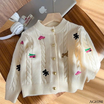 AG6184 ÁO CARDIGAN LEN CHO BÉ