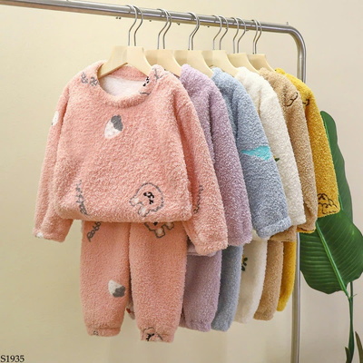 S1935 BỘ NGỦ LÔNG DỄ THƯƠNG CHO BÉ