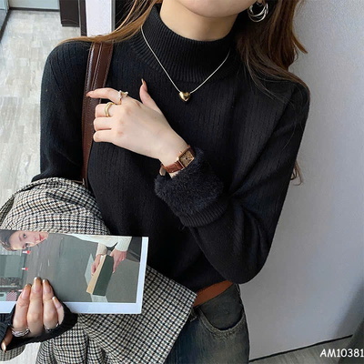 AM10381 ÁO LEN NỮ LÓT LÔNG