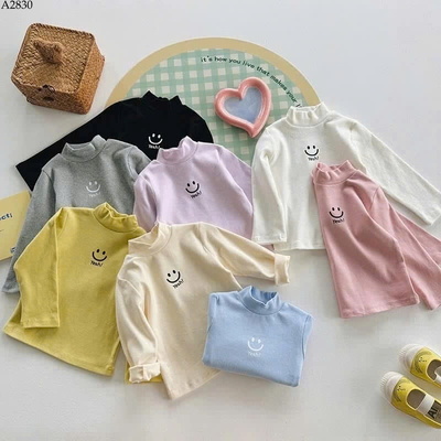 A2830 ÁO GIỮ NHIỆT MẶT CƯỜI CHO BÉ