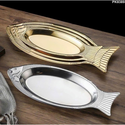 PK8389 ĐĨA INOX HÌNH CÁ GIÁ MỚI