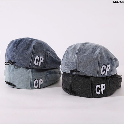 M3758 MŨ JEAN THÊU CHỮ CP CHO BÉ
