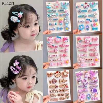 KT1271 SET 14 KẸP TÓC CHO BÉ