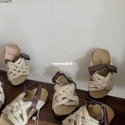 GG6675 DÉP SANDAL ĐẾ KẾP NHÀ HOOEM KIDS