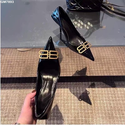 GM7893 GIÀY CAO GÓT MŨI NHỌN CHỮ B NỮ