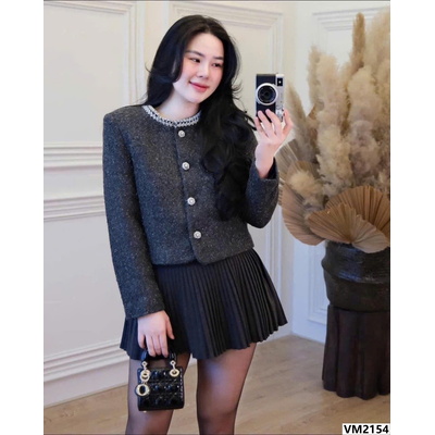 VM2154 CHÂN VÁY XẾP LY NHỎ NỮ