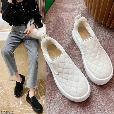 GM7912 GIÀY SLIP-ON NỮ LÓT LÔNG ẤM