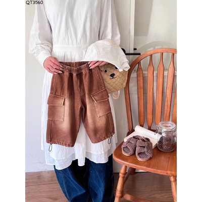 QT3560 QUẦN TÚI HỘP LÓT NỈ CHO BÉ