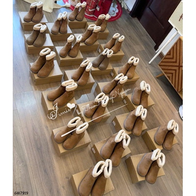 GM7919 BOOT DA LỘN LÓT LÔNG NỮ